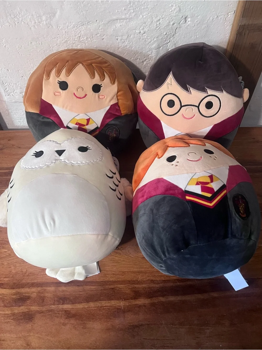Harry-Inspired Kids Plush Costume Pillow - Brown/Black/White